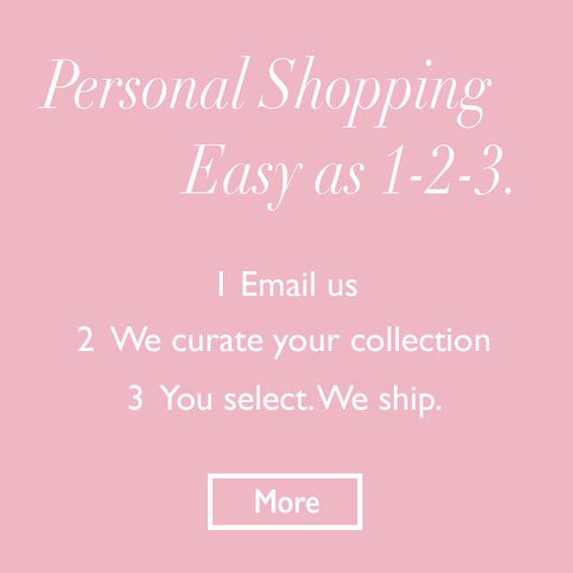 Personal shopping, easy as 1, 2 and 3