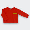 Soft Vermillion Red Long Sleeve Tee